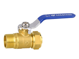 Brass Aluminum Plastic Tube Ball Valve (Outer Wire Single Card)