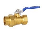Brass flexible ball valve