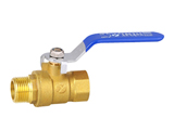 Brass Straight Handle External Wire Ball Valve