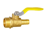 Brass handle external teeth drain valve