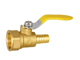 Brass handle inner teeth drain valve