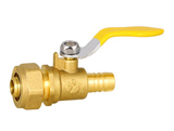 Brass Handle Aluminum Plastic Pipe Drainage Valve