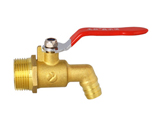 Brass ball core hot water nozzle