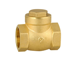 Brass horizontal check valve