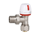 Aluminum-plastic pipe angle temperature control valve