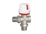 Three-way temperature control valve