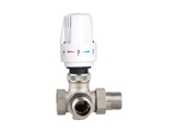 Right tee automatic temperature control valve