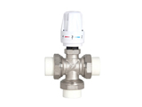 PP-R three-way automatic temperature control valve
